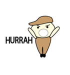 Boy wear a hat V.ENGLISH（個別スタンプ：36）