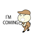 Boy wear a hat V.ENGLISH（個別スタンプ：37）