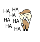 Boy wear a hat V.ENGLISH（個別スタンプ：39）