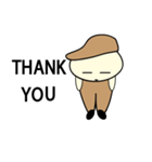Boy wear a hat V.ENGLISH（個別スタンプ：40）