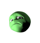 GreenFaceMan（個別スタンプ：3）