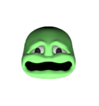 GreenFaceMan（個別スタンプ：9）