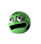 GreenFaceMan（個別スタンプ：11）