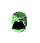 GreenFaceMan（個別スタンプ：12）