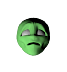GreenFaceMan（個別スタンプ：14）