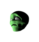 GreenFaceMan（個別スタンプ：15）