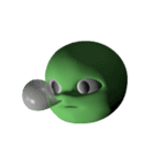 GreenFaceMan（個別スタンプ：17）