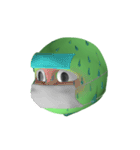 GreenFaceMan（個別スタンプ：20）