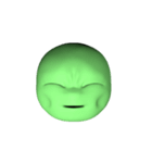 GreenFaceMan（個別スタンプ：23）