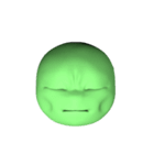 GreenFaceMan（個別スタンプ：24）