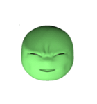 GreenFaceMan（個別スタンプ：25）