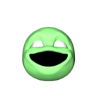 GreenFaceMan（個別スタンプ：33）
