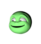 GreenFaceMan（個別スタンプ：35）