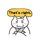 にゃわらの道 英語版（個別スタンプ：40）