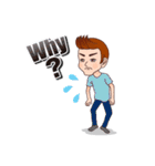 ちょっとこわもて男子（個別スタンプ：36）