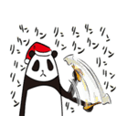クリスマスおひとり様 パンダさん（個別スタンプ：9）