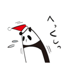 クリスマスおひとり様 パンダさん（個別スタンプ：11）