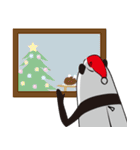 クリスマスおひとり様 パンダさん（個別スタンプ：28）