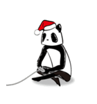 クリスマスおひとり様 パンダさん（個別スタンプ：30）