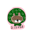 泥棒たぬき（個別スタンプ：4）