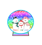 Merry X'Mas ＆ Happy New Year by Snowman（個別スタンプ：2）