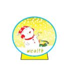 Merry X'Mas ＆ Happy New Year by Snowman（個別スタンプ：6）