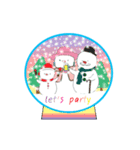 Merry X'Mas ＆ Happy New Year by Snowman（個別スタンプ：8）