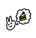 意外と使えるうさぎのスタンプ（個別スタンプ：25）