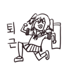 Zzinbbang Girl 3（個別スタンプ：9）