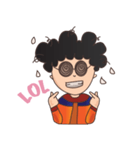 Nerd Curly Clumsy（個別スタンプ：4）