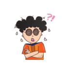 Nerd Curly Clumsy（個別スタンプ：7）