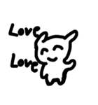 White Rabbit From The Moon（個別スタンプ：4）
