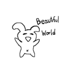 White Rabbit From The Moon（個別スタンプ：10）