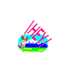続おーい！と呼んでるパピヨン犬(英語)2（個別スタンプ：2）