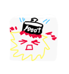 ギザギザチャン（個別スタンプ：4）