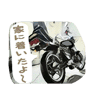旧車でバイクでブンブンブーン！（個別スタンプ：18）