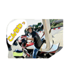 旧車でバイクでブンブンブーン！（個別スタンプ：26）