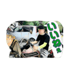 旧車でバイクでブンブンブーン！（個別スタンプ：28）