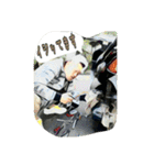 旧車でバイクでブンブンブーン！（個別スタンプ：30）