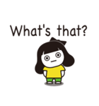【日常】ゆる女子【第二弾】英語バージョン（個別スタンプ：14）