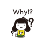 【日常】ゆる女子【第二弾】英語バージョン（個別スタンプ：15）
