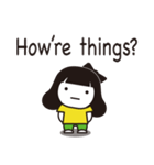 【日常】ゆる女子【第二弾】英語バージョン（個別スタンプ：18）
