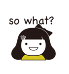 【日常】ゆる女子【第二弾】英語バージョン（個別スタンプ：24）