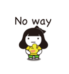 【日常】ゆる女子【第二弾】英語バージョン（個別スタンプ：38）