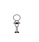 Matchstick' Yoga time（個別スタンプ：7）