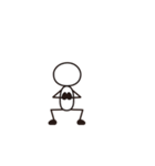 Matchstick' Yoga time（個別スタンプ：20）