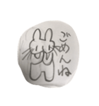 うさぎが大好きでスタンプ作りました。（個別スタンプ：4）