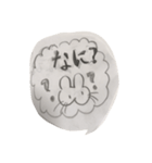 うさぎが大好きでスタンプ作りました。（個別スタンプ：5）