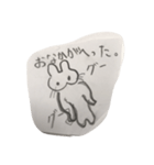うさぎが大好きでスタンプ作りました。（個別スタンプ：7）