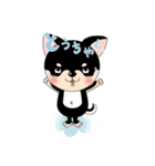 くろチワワのまめちゃんスタンプ♪（個別スタンプ：18）